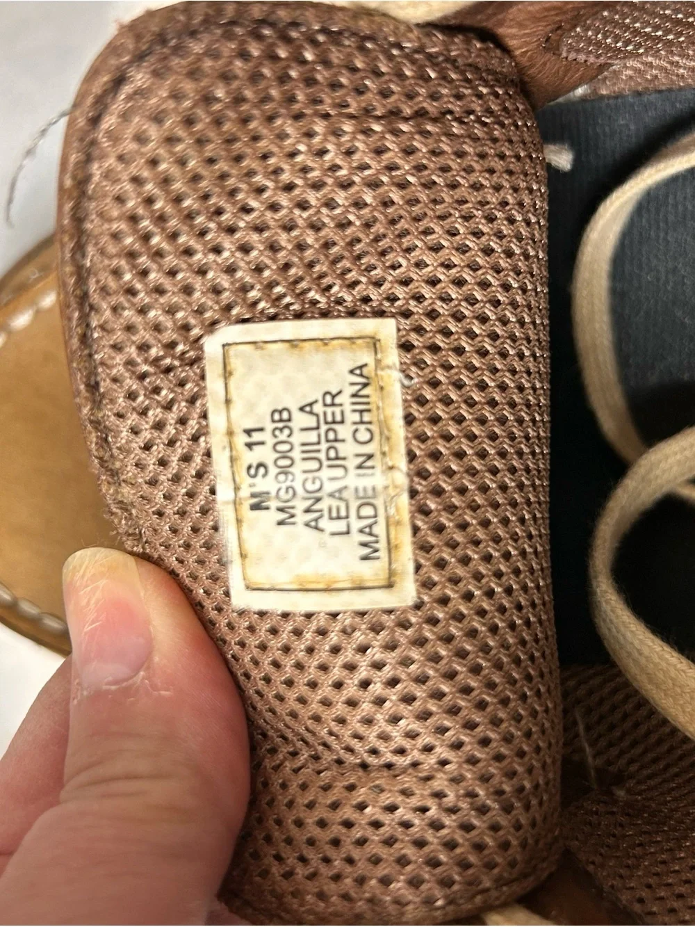 Margaritaville Men's Light Brown Leather Boat Shoes